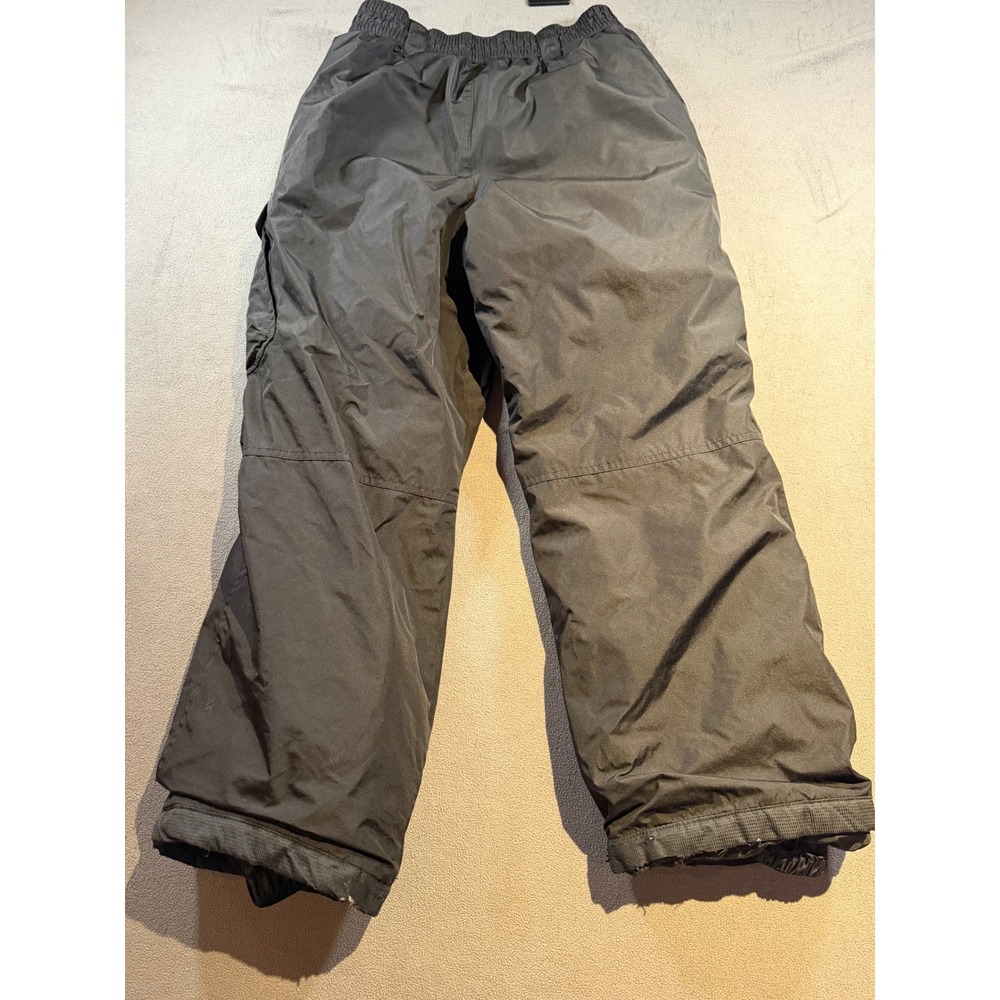 ZeroXposur Kids Black Insulated Snow Pants Cargo Pocket Size L 14/16 Winter Ski